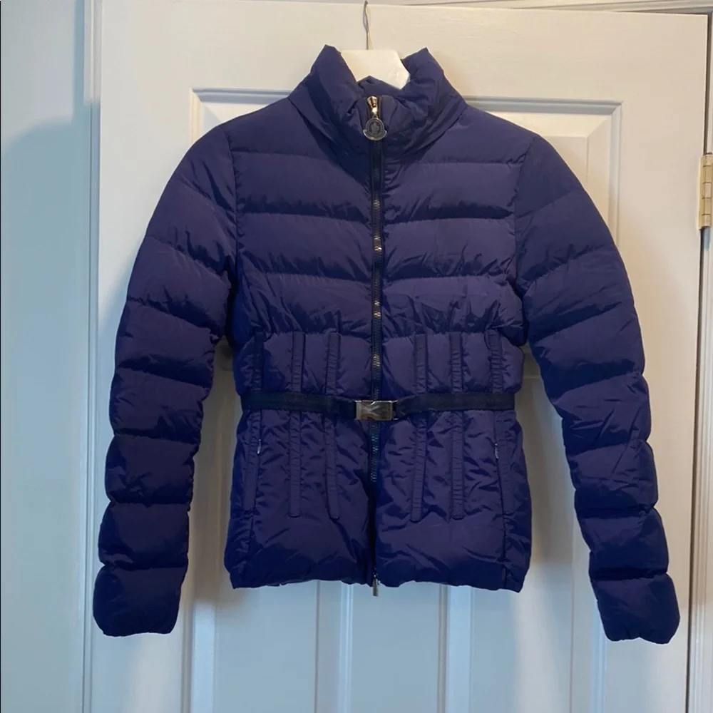 Moncler Navy Puffer Jacket - Picture 1 of 6